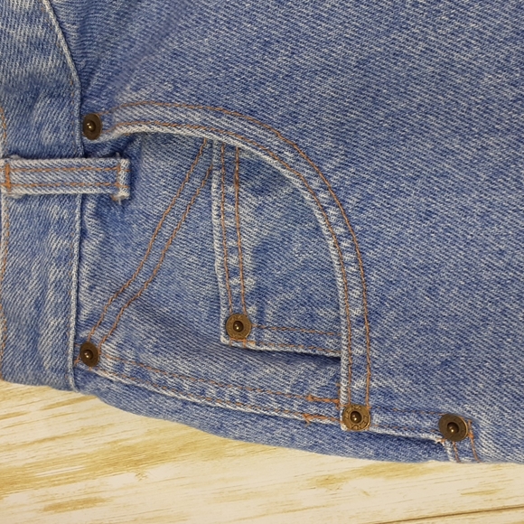 Vintage Zena High Rise Jean Shorts Size 18 Missy - Picture 4 of 13